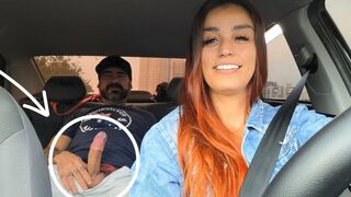 App driver catches passenger masturbating from behind!