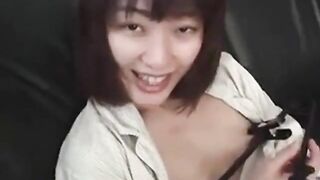 Hanger Fun with Pierced Japanese Pussy - Small Tits