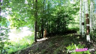 Naked Blonde Swimmer in the Lake