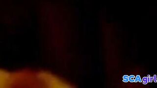 Svenska Caroline suger som en proffs