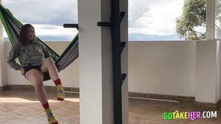 Blonde Babe Squirts in Public! Spy Cam Catches Secret Orgasm