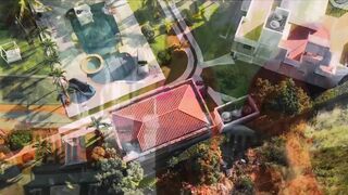 Blonde sucks the ass of the tastiest brunette in the mansion GGmansion