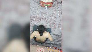 This girl is showing her teacher to be open.