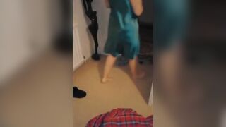 Blue Satin Seduction