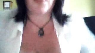 Algerian Mom in Black Stockings for the Pizza Boy