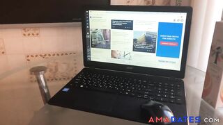 Russian Babe with Big Tits Meets Neighbor for Sex