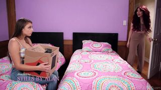 Web Young - New College Roomies Sabina Rouge and Gia Derza Break in New Dorm Room