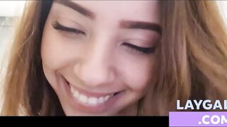 Brazilian Babe's Orgasm in Hotel Bathroom Solo JOI Video