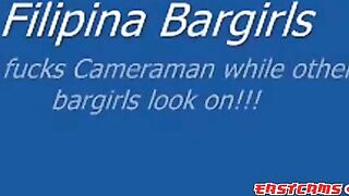 Filipina Bar Girl Jas Interracial Threesome in Front of Friends