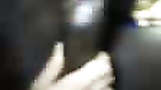 First blowjob to my wife's black cock