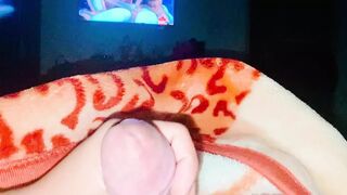 Watching porn with wife and fucking