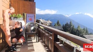 Public Flashing Gardener Gets BDSM Surprise