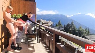 Public Flashing Gardener Gets BDSM Surprise