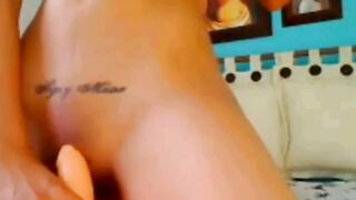 Big-Titted Latina on Webcam