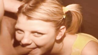 Pretty Girl Loves Homemade Blowjob and Cum Swallowing