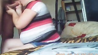 Estonian Amateur Gives a Deep Blowjob