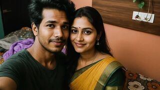 Indian Bangali Bhabhi New Couple Newly Merried Injoy Indoor Bed Romance By -Snapchat143