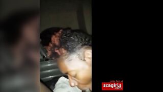 Black Girl Sucks and Swallows