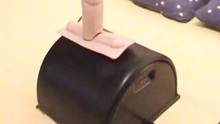 Homemade Hardcore Sex Tape with a Sybian Machine
