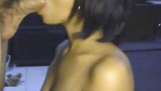 Asian Brunette Amateur Blowjob