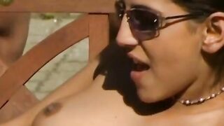 Arabisk teen Maya i dansk orgie