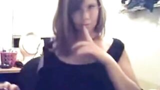 Big-Titted Nerdy Webcam Girl