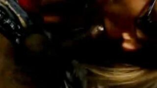 Black Cock-Loving Secretary: Interracial Cheating Blowjob