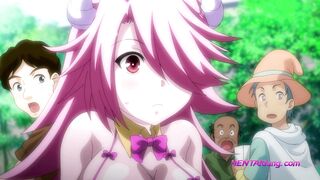 Blonde Warrior Rides Cock Wildly in Forest Battle While Moaning in Her NSFW Adventure