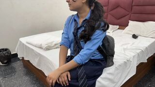 Desi teen with school girl in Oyo hardcore sex