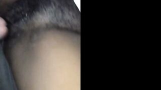 Playing with Her Hairy Pussy