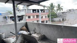 POV big ass girl picked from streets and fucked in construction site