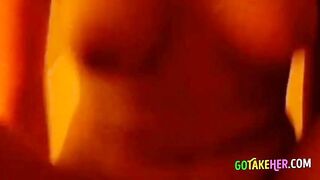 Big-Nipped Euro Brunette Hotgirl's Vocal Orgasm