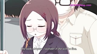 Graduation Day Turns Hardcore as She Gets Slammed Deep on a Crowded Train