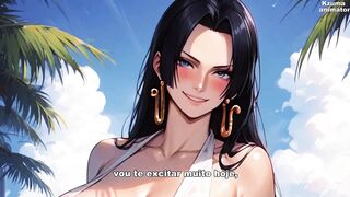 Boa Hancock Getting Naughty Asking for Cock in Her Pussy - JOI Guided Handjob