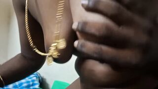 Desi Indian Tamil Wife Sucks Her Husband Cock to Cool Him up