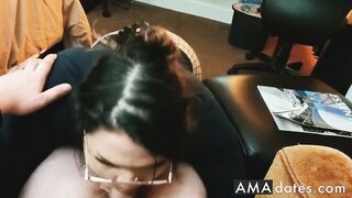 BBW Babe Sucks and Fucks in Hotel After Party