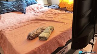 I keep an eye on my stepmom and fuck her