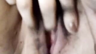 Hairy Asian MILF Squirts and Swucks a Huge Load