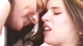 Nadia's Intense 40-Minute Lesbian Kissing Session