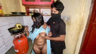 I fuck my sister-in-law in the kitchen while she's cooking