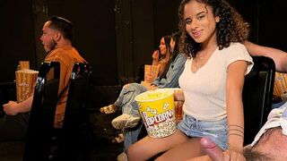 LetsPostIt - Isabella Jules - Movie Theater Flashing