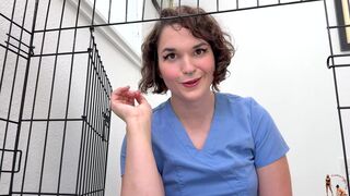 Femdom Puppy Play - Trans Natalie Carnot Gets The Boy Ready To Be Neutered