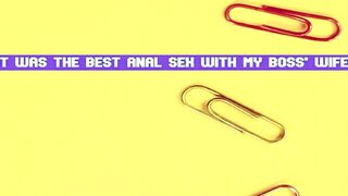 Boss's girl gets an unexpected anal surprise while choosing gifts!