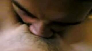 Beautiful Malay babe with hairy pussy and unattractive BF