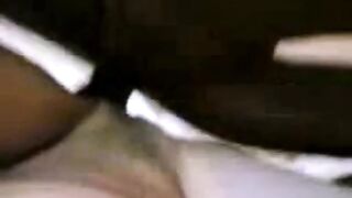 Beautiful Malay babe with hairy pussy and unattractive BF