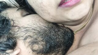 Indian husband and wife hot romance with boobs suck and lip lock hard sex