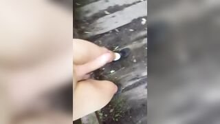 Outdoor Quickie: Polish Amateur Couple's Secret Sex Session