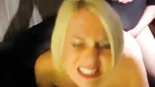 German Blonde Amateur Takes on a Big Cock