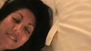 Sexy young amateur Indian wife cuckold threesome