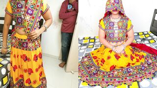 Komal was coming home after playing Garbha, followed by a fan entering the house and pressing her